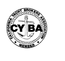 CY BA CALIFORNIA YACHT BROKERS ASSOCIATION MEMBER logo