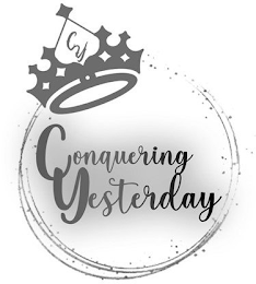 CY CONQUERING YESTERDAY logo