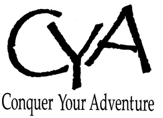 CYA CONQUER YOUR ADVENTURE logo