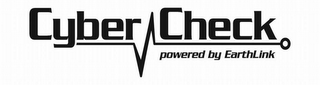 CYBER CHECK POWERED BY EARTHLINK logo