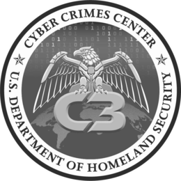CYBER CRIMES CENTER C3 U.S. DEPARTMENT OF HOMELAND SECURITY logo