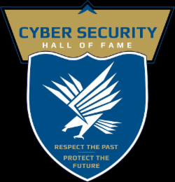 CYBER SECURITY HALL OF FAME RESPECT THE PAST PROTECT THE FUTURE logo