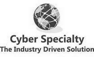 CYBER SPECIALTY THE INDUSTRY DRIVEN SOLUTION logo