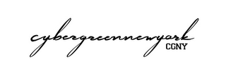 CYBERGREENNEWYORK CGNY logo