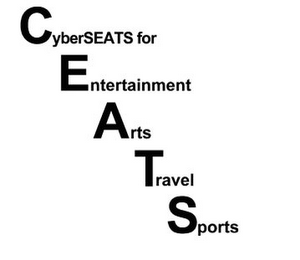 CYBERSEATS FOR ENTERTAINMENT ARTS TRAVEL SPORTS logo