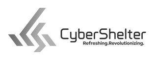 CYBERSHELTER REFRESHING.REVOLUTIONIZING. logo