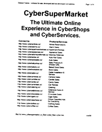CYBERSUPERMARKET THE ULTIMATE ONLINE EXPERIENCE IN CYBERSHOPS AND CYBERSERVICES logo