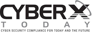 CYBERX TODAY CYBER SECURITY COMPLIANCE FOR TODAY AND THE FUTURE logo