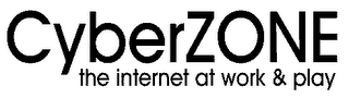 CYBERZONE THE INTERNET AT WORK & PLAY logo