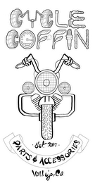 CYCLE COFFIN · EST. 2017 · PARTS & ACCESSORIES VALLEJO, CA logo