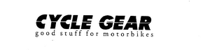 CYCLE GEAR GOOD STUFF FOR MOTORBIKES logo
