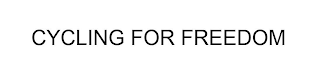 CYCLING FOR FREEDOM logo