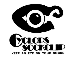CYCLOPS SOCKCLIP KEEP AN EYE ON YOUR SOCKS logo