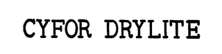 CYFOR DRYLITE logo