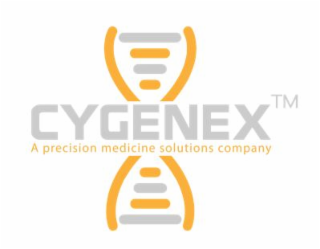 CYGENEX A PRECISION MEDICINE SOLUTIONS COMPANY logo