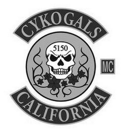 CYKOGALS MC CALIFORNIA 5150 logo