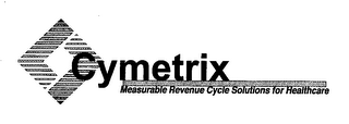CYMETRIX MEASURABLE REVENUE CYCLE SOLUTIONS FOR HEALTHCARE logo