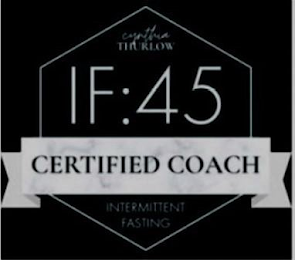 CYNTHIA THURLOW IF:45 CERTIFIED COACH INTERMITTENT FASTING logo