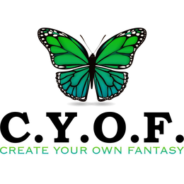 C.Y.O.F CREATE YOUR OWN FANTASY logo