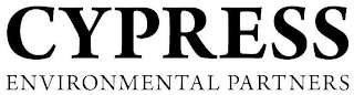 CYPRESS ENVIRONMENTAL PARTNERS logo