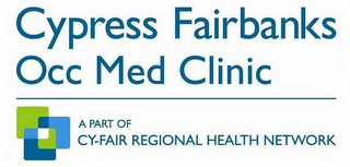 CYPRESS FAIRBANKS OCC MED CLINIC A PART OF CY-FAIR REGIONAL HEALTH NETWORK logo