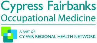 CYPRESS FAIRBANKS OCCUPATIONAL MEDICINEA PART OF CY-FAIR REGIONAL HEALTH NETWORK logo