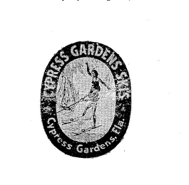 CYPRESS GARDENS SKIS CYPRESS GARDENS, FLA. logo