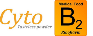 CYTO TASTELESS POWDER MEDICAL FOOD B2 RIBOFLAVIN logo