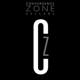 CZ CONVERGENCE ZONE C E L L A R S logo