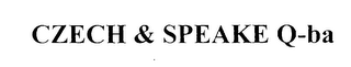CZECH & SPEAKE Q-BA logo