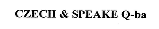 CZECH & SPEAKE Q-BA logo