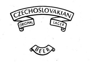 CZECHOSLOVAKIAN ORIGINAL LAGER BEER logo