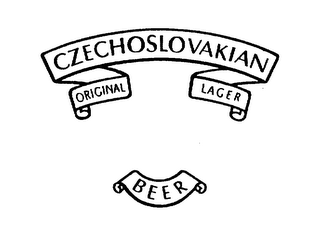 CZECHOSLOVAKIAN ORIGINAL LAGER BEER logo