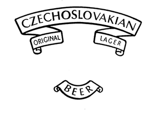 CZECHOSLOVAKIAN ORIGINAL LAGER BEER logo