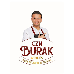 CZN BURAK WORLD'S · MOST DELIGHTFUL CUISINE · logo