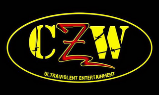 CZW ULTRAVIOLENT ENTERTAINMENT logo