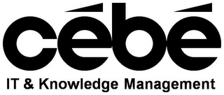 CÉBÉ IT & KNOWLEDGE MANAGEMENT logo