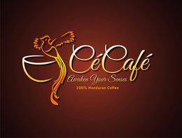 CÉCAFÉ AWAKEN YOUR SENSES 100% HONDURAN COFFEE logo