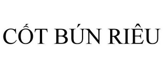 CÔT BÚN RIÊU logo