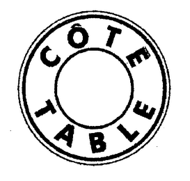 CÔTE TABLE logo