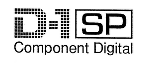 D-1 SP COMPONENT DIGITAL logo