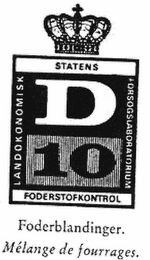 D 10 STATENS FODERSTOFKONTROL logo