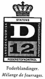 D 12 STATENS FODERSTOFKONTROL logo
