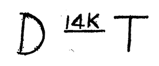 D 14K T logo