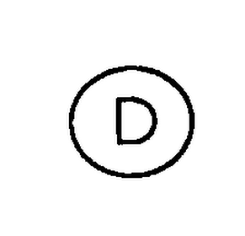D logo