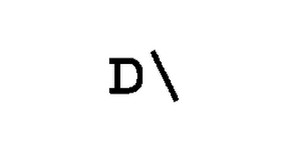 D \ logo