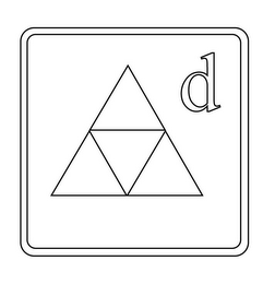 D logo