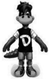 D logo