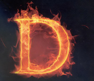 D logo