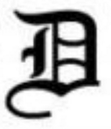 D logo